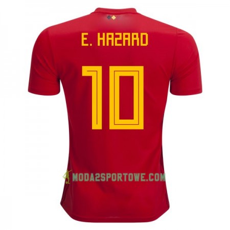 Koszulka Belgia E.Hazard 10 Mistrzostwa Świata 2018 Domowe Stroje Piłkarskie